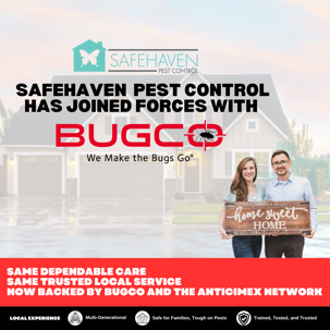 SafeHaven Pest Control Has Joined Forces With BUGCO